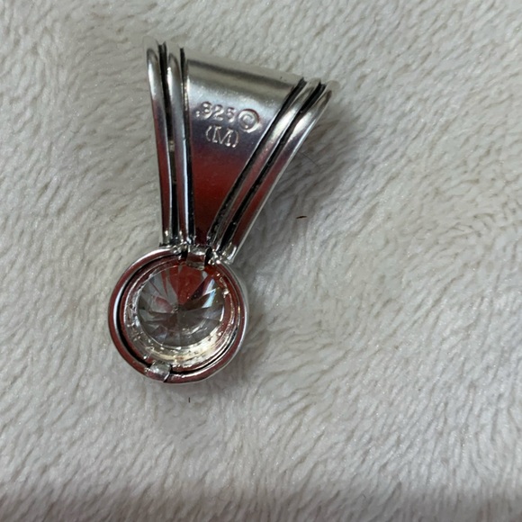 Sterling Silver 925 CZ Pendant - Picture 4 of 5